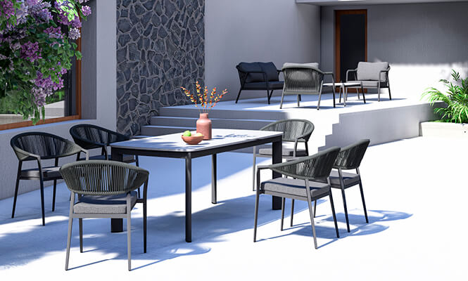 Garnitures de table & sets de table de jardin