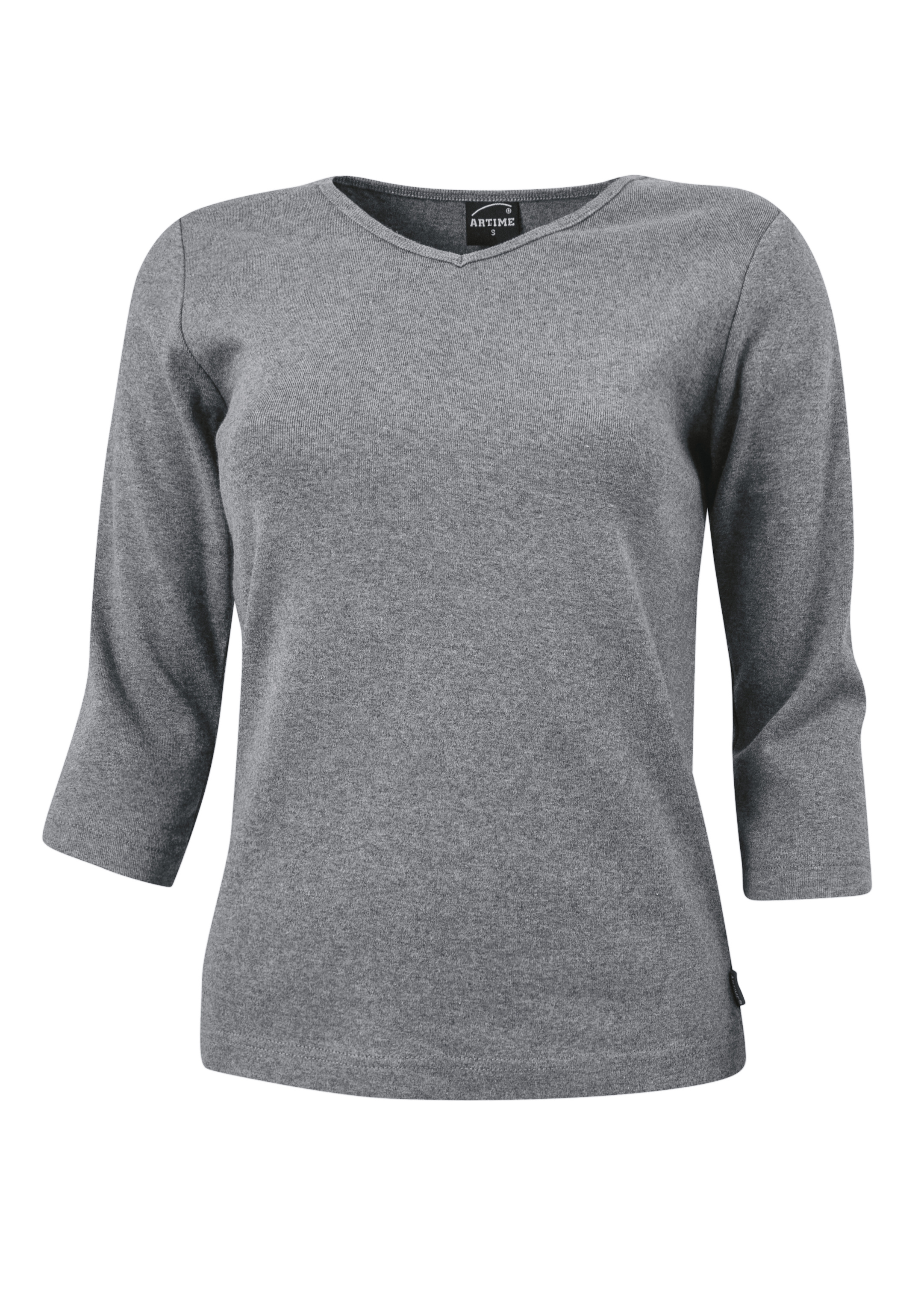 Ripp V-Neck 3/4 Shirt Lehner ⋆ Arm bestellen Versand