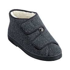 Pantoufles - doublure pure laine vierge noir