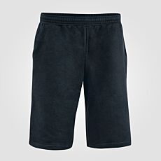 Short de qualité sweat en grandes tailles noir