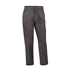 Pantalon en lin avec poches pour dames anthracite