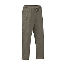 Pantalon estival en lin vert