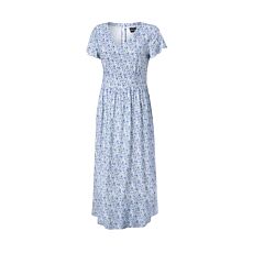 Robe d'été florale en viscose de qualité agréable bleu