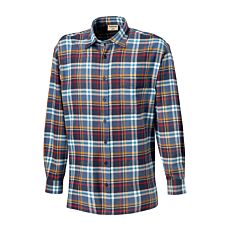 Chemise Explorer en flanelle à carreaux pétrole