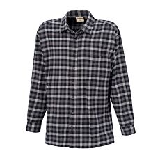 Chemise Explorer en flanelle à carreaux anthracite