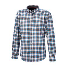 Kariertes Casual Herren-Flanellhemd von Artime blau