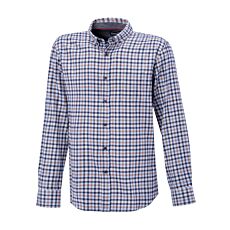 Kariertes Casual Herren-Flanellhemd von Artime marine-blau