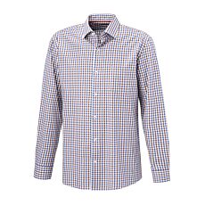 Chemise Artime imprimée, sans repassage bleu-brun