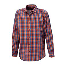 Chemise Artime imprimée, sans repassage bleu-orange