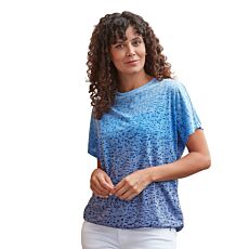 Leichtes T-Shirt in Burnout-Optik