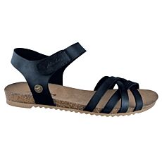 Sandalette Mustang en matière souple pour dames noir