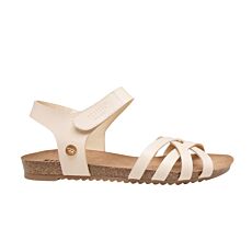 Mustang Sandalette aus weichem Softmaterial für Damen elfenbein