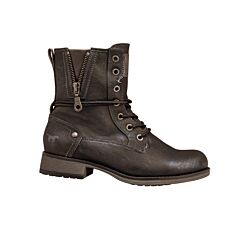 Mustang Damen Schnürstiefel schwarz