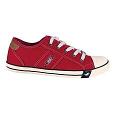 Mustang Schnür-Sneaker Damen rot