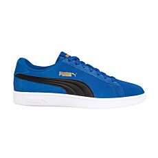 Sneaker Puma Smash V2 en cuir style rétro unisexe bleu-noir