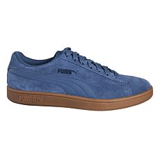 Sneaker Puma Smash V2 en cuir style rétro unisexe bleu