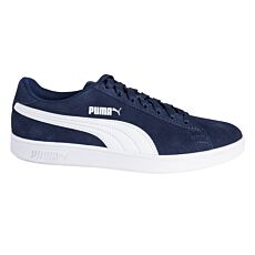 Puma Smash V2 aus Leder Retro-Style Unisex marine-weiss