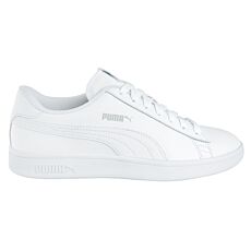 Puma Smash V2 aus Leder Retro-Style Unisex weiss