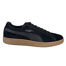 Sneaker Puma Smash V2 en cuir style rétro unisexe noir-brun