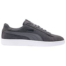 Puma Smash V2 aus Leder Retro-Style Unisex grau-weiss