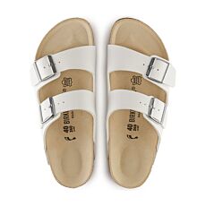 Birkenstock Arizona, mules pour homme et femme blanc