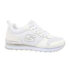 Retro-Jogging-Schnürschuh von Skechers für Damen weiss