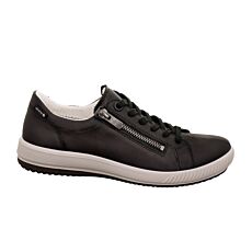 Chaussure Legero pour dames en cuir velours noir-blanc