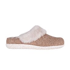 Hickersberger Pantoffel für Damen aus echtem Wollfilz beige