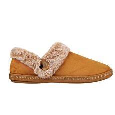 Skechers Hausschuh für Damen mit Warmfutter cognac