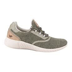 Sneaker Mustang dames en textile olive