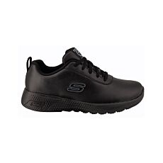 SKECHERS Schnürschuh aus Leder schwarz