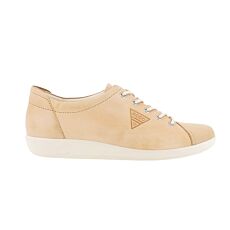 Ecco Damen Sneaker aus Leder beige