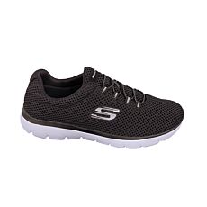 SKECHERS Schlupfschuh für Damen schwarz-weiss