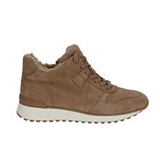 Bottine Caprice courte en cuir pour dames taupe