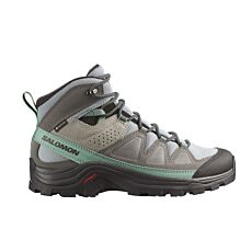 Chaussure outdoor et de randonnée Salomon Quest Rove Mid GTX pour dames gris