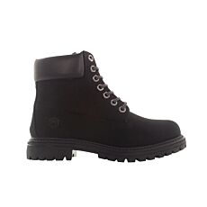 Botte d'hiver Lumberjack pour dames en daim/nubuck noir