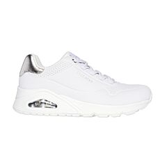 Sneaker SKECHERS Uno – Shimmer Away pour dames blanc-argent