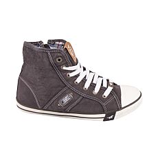 Mustang Mid Cut Sneaker schwarz