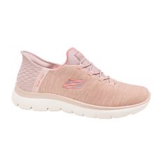 Slip Ins Damen-Schlupfschuh mit Elastbändern rosa