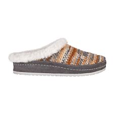 Pantoufle MUBB pour dames en tricot de laine anthracite