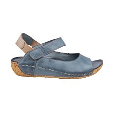 Gemini Sandalette aus Anilinleder jeansblau