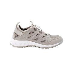 Chaussure de randonnée Jack Wolfskin Woodland 2 Hybrid Low pour dames gris clair