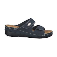 Mule Tamaris classique en nubuck marine