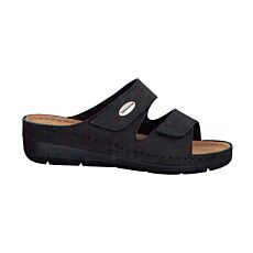 Tamaris Pantolette aus weichem Leder schwarz