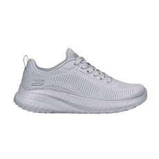 SKECHERS Schnürschuh Bobs Sport Squad Chaos Damen hellgrau