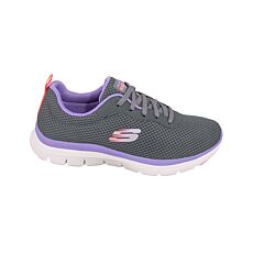 Chaussure à lacer SKECHERS FLEX APPEAL 4.0 pour dames anthracite