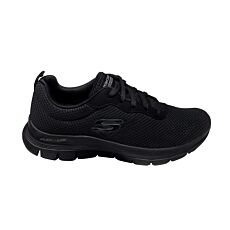 SKECHERS FLEX APPEAL 4.0 Schnürschuh für Damen schwarz