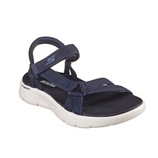 SKECHERS GO WALK Sandale aus weichem Textil marine