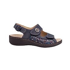 Hickersberger Sandalette mit Glitzer für Damen marine