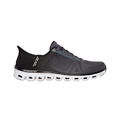 Chaussure SKECHERS SLIP INS pour dames de couleur dégradé noir-gris